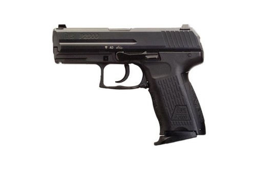 HK P2000 V3 DA/SA 10 Round 9mm Pistol With Decocker, Black - 81000043