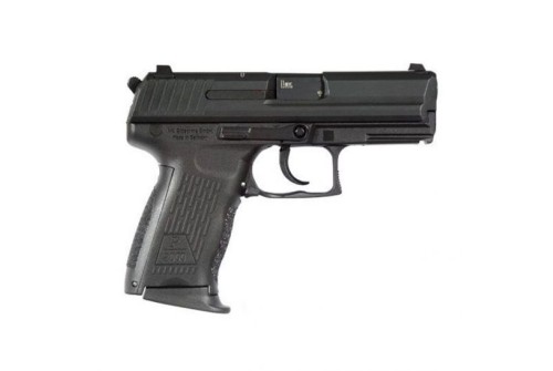 HK P2000 V3 DA/SA Rear Decocker 9mm Pistol, Black - 81000041