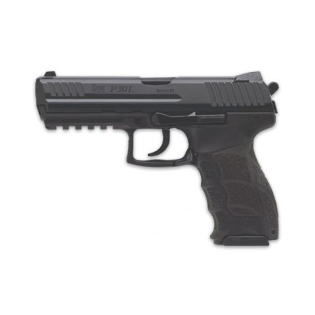 HK P30L 4.45" 10 Round 9mm DA/SA Pistol, Black - 81000121