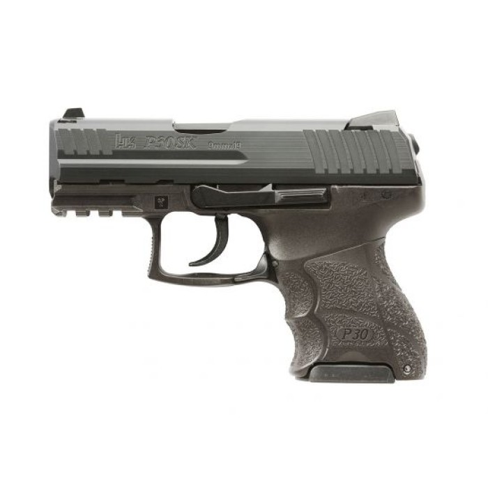 HK P30SK V1 LEM DAO 3.3" 9mm Pistol With Night Sights, Black - 81000298