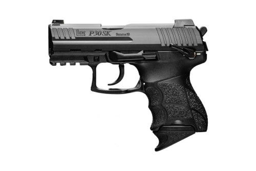 HK P30SK V3 10 Round DA/SA 9mm Pistol With Night Sights, Black - 81000087