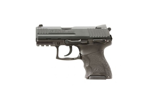 HK P30SK V3 DA/SA 10 Round 9mm Pistol, Black - 81000088