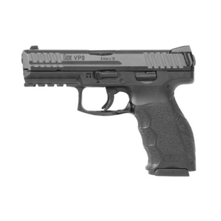 HK VP9 4.1" 17 Round 9mm Pistol, Black - 81000283