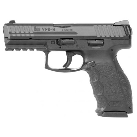 HK VP9-B 9mm Pistol With Night Sights, Black - 81000286