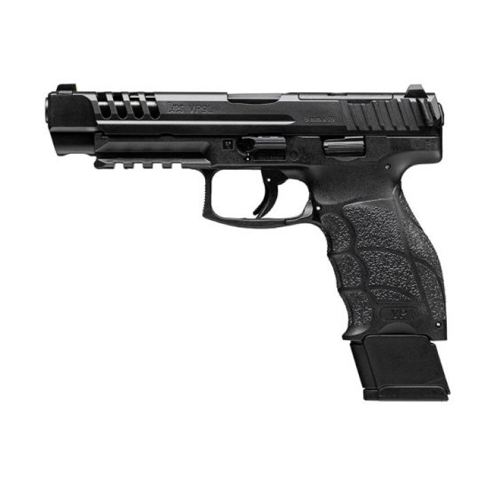 HK VP9L OR 9mm Pistol With Night Sights, Black - 81000592