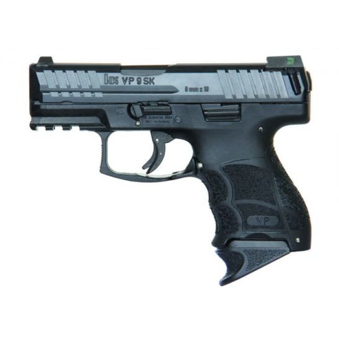 HK VP9SK 13 Round 9mm Pistol With Night Sights, Black - 81000290