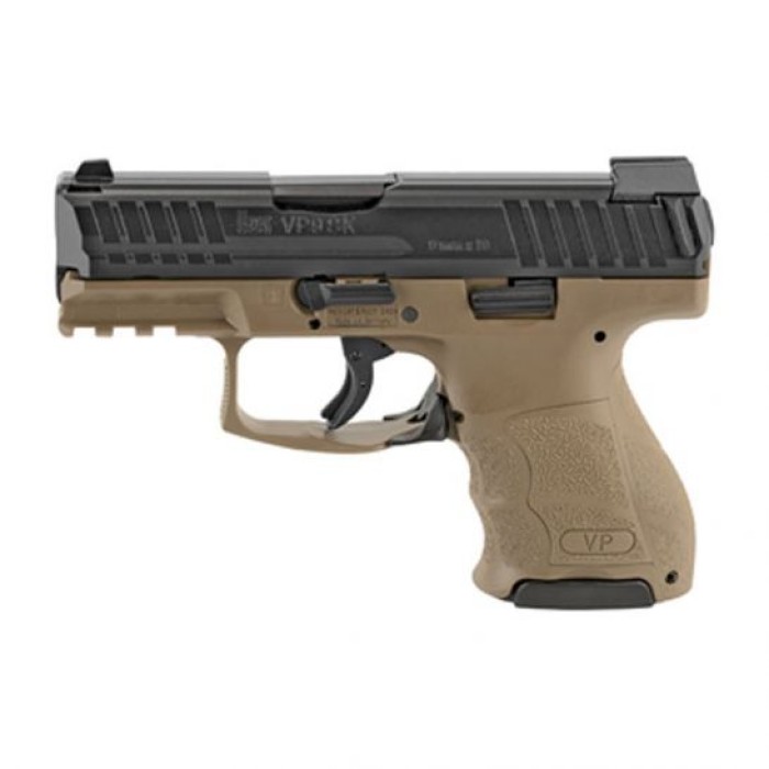 HK VP9SK 9mm Pistol With Night Sights, FDE - 81000292