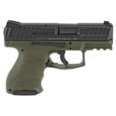 HK VP9SK 9mm Pistol, OD Green/Black - 81000647