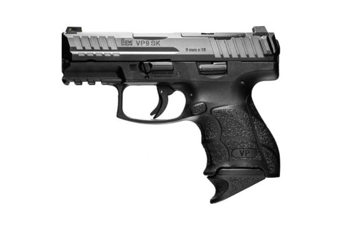 HK VP9SK-B 3.4" Optics Ready 9mm Pistol With Night Sights, Black - 81000741