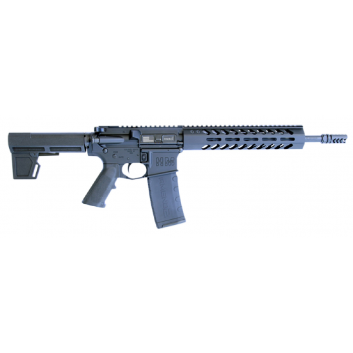 HM Defense Raider M5 .223 Rem/5.56 Pistol, Hardcoat Anodized Black - HMP15F-MB-556