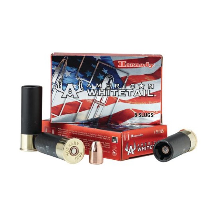 Hornady 12ga 325gr Slug Interlock American Whitetail Ammunition 5rds - 86271