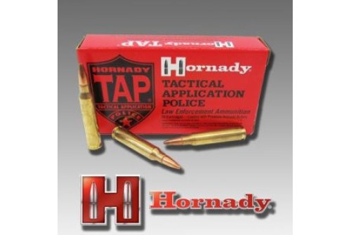 Hornady .223 Remington 75gr BTHP TAP 20ct - Brass Casing