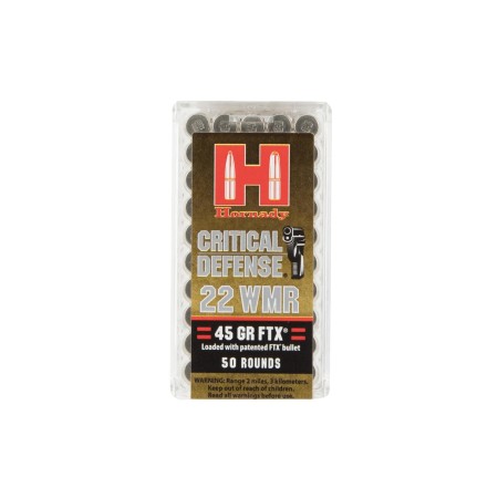 Hornady Ammo 22 Wmr 45 Gr Ftx Cd