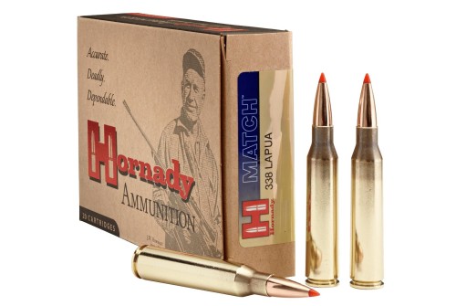 Hornady Ammo 338 Lapua Mag 250 Gr Bthp Match - Dirty Bird Industries