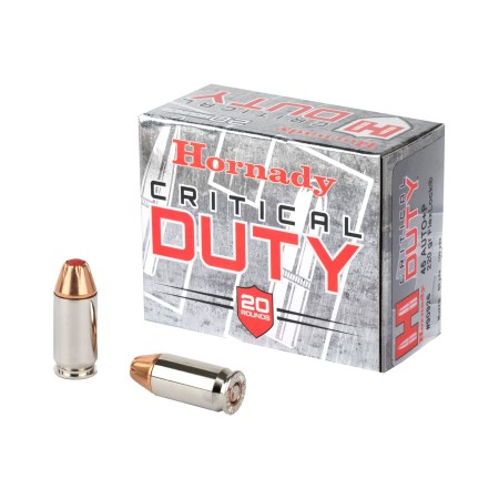 Hornady, Critical Duty, 45ACP +P, 220 Grain, FlexLock, 20 Round Box