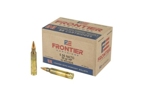 Hornady Frontier Rifle 5.56 NATO 55 GR Hollow Point Match 50 Rounds - FR2405