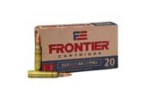 Hornady Frontier Rifle Ammunition XM193 5.56mm NATO 55 GR FMJ 3240 fps 500/ct Case FR200BK