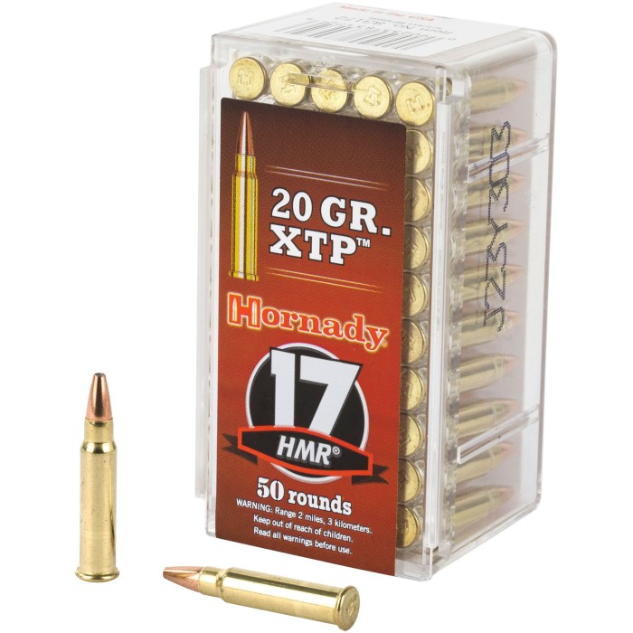 Hornady Varmint Express 17HMR 20 Grain XTP, 50 Round Box - Dirty Bird Industries