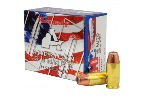 Hornady 45 Auto/ACP 185gr XTP American Gunner Ammunition 20rds - 90904