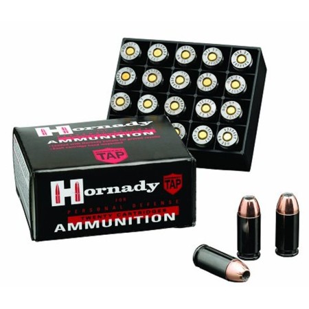 Hornady 40 S&W 155 Grain Personal Defense - Nickel Plated Brass Casing