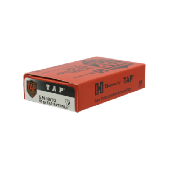 Hornady 5.56 NATO 53gr GMX TAP Patrol - Brass Casing
