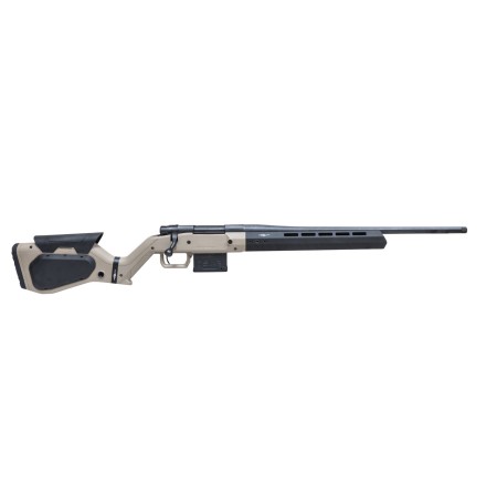 Howa M1500 Hera 6.5 Creedmoor, 22" Threaded Barrel, Tan/Blk H7 Chassis Stock, 5rd