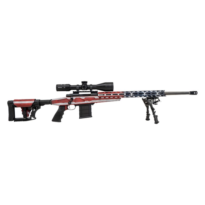 Howa APC 6.5 Creedmoor, 24" Carbon Fiber Barrel, RWB Flag, 10rd