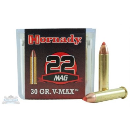 Hornady .22 WMR 30gr V-MAX Varmint Express Rimfire Ammunition 50rds - 83202