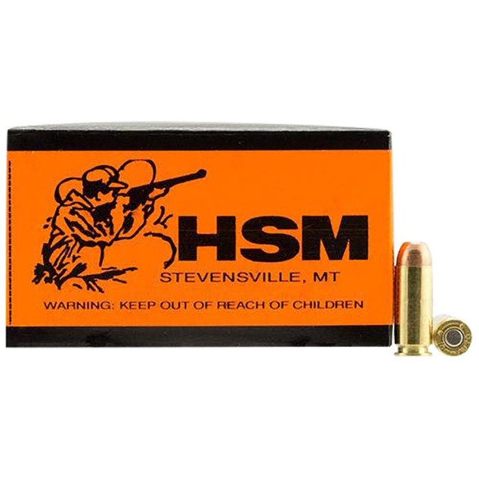 HSM Ammunition Hsm Pro Pistol 10mm Auto 200 grain Full Metal Jacketed, 20 Rounds, 10mm-8-N-20