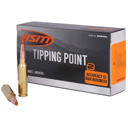 HSM Tipping Point 2 300 Winchester Magnum, 165gr, Hornady SST, 20rd Box