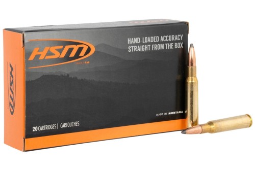 HSM 7MAUSER6N 7mm Mauser 140gr Soft Point 20 Per Box