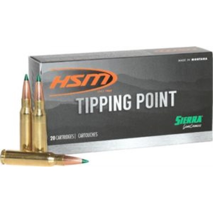 HSM AMMO .300 WIN MAG 165GR. SIERRA GAME CHANGER 20-PACK HSM-300WinMAG-45-N