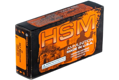 Hsm Ammo .357 Maximum - 158gr Sierra Jhp 20-pack