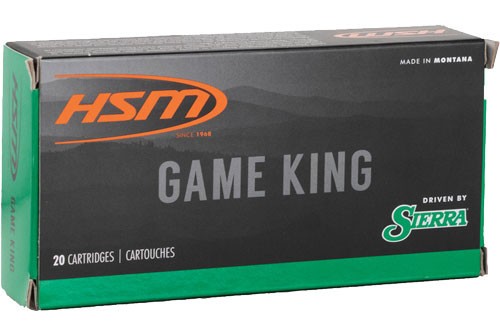 HSM GameKing Rifle Ammunition 6.5 Grendel 120gr FMJBT 2557 fps 20/ct