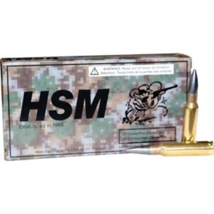 Hsm Ammunition Subsonic 308Win 178Gr Bthp 20Rd 25Bx/Cs 762X51-5N 837306005008