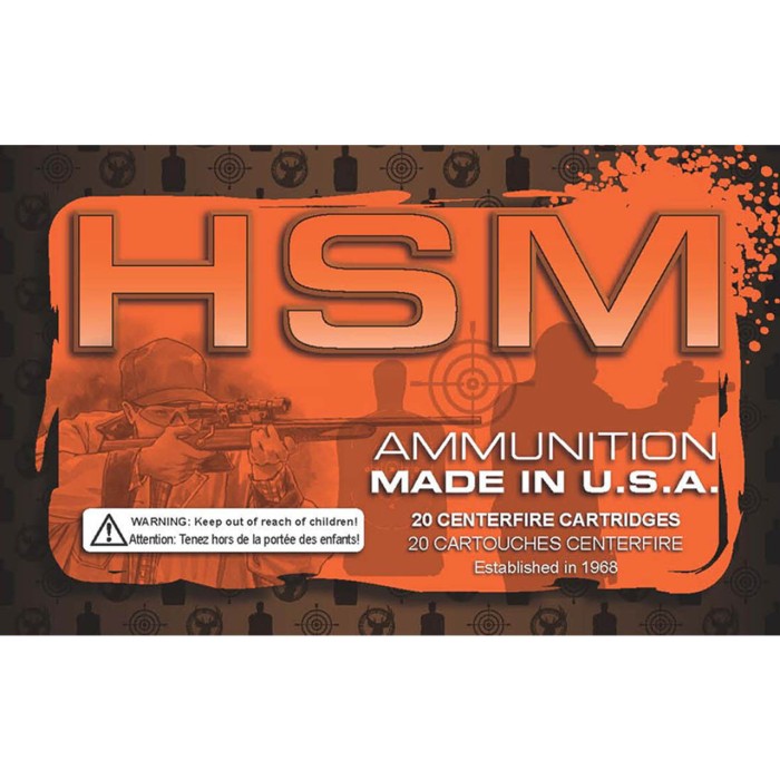 Hsm Ammunition 300 Aac 110Gr V-Max 20Rd 25Bx/Cs HSM-300BLK-2-N