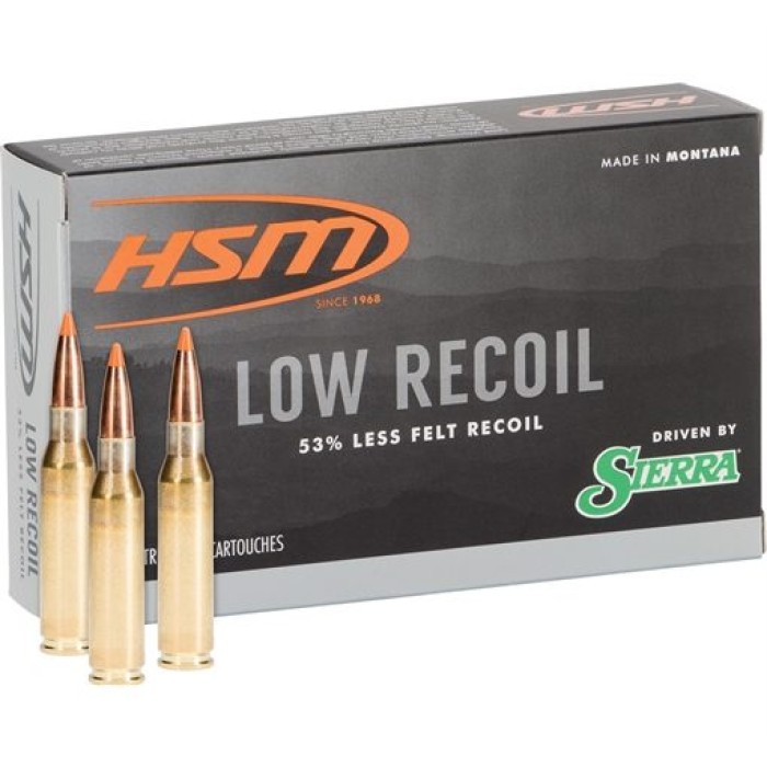 Hsm Low Recoil Rifle Ammunition 7Mm Rem. Mag. Sierra 140 Gr. 20 Rd. 7mmMag-24-N