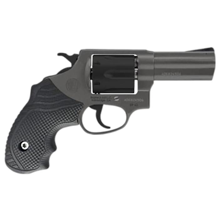 Rossi 2RP631CLOK RP63  Small Frame 357 Mag/38 Special +P 6rd 3" Tungsten Cerakote Stainless Steel Barrel, Matte Black Cylinder, Tungsten Cerakote Stainless Steel Frame, Black LOK Grip UPC: 754908900282