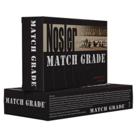 Nosler Match Grade Rifle Ammunition .338 Lapua Mag. 300gr CC 20/Box