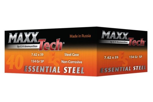 MaxxTech Ammo Essential Steel 7.62x39mm 154 gr SP 40rds