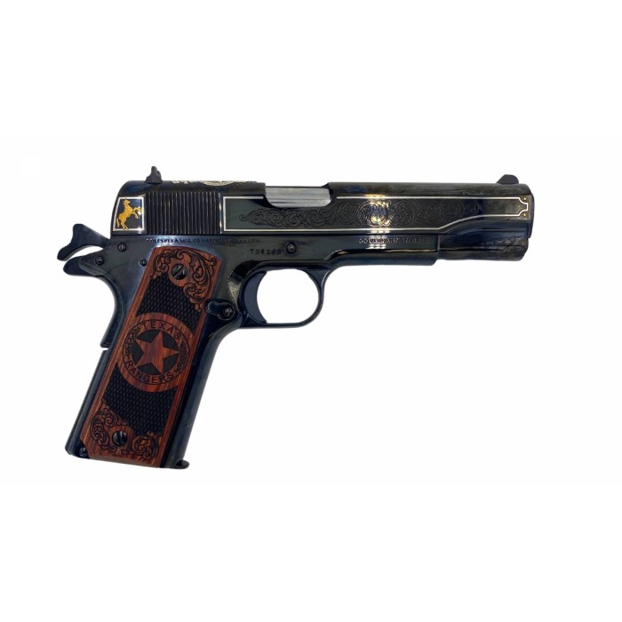 Colt 1911 Govt Model Texas Ranger 200th Annv. Davidson's Exclusive 1 of 500 Model 0, .45 ACP 5