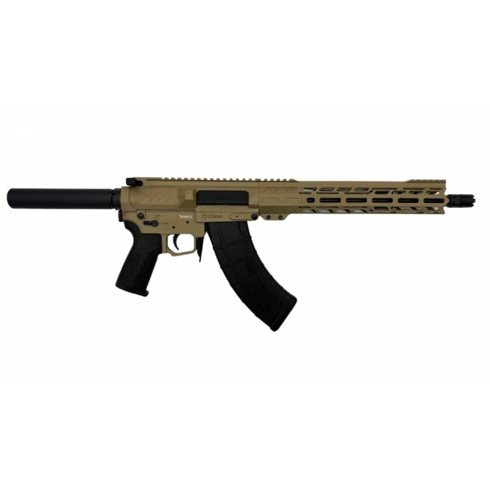 Cmmg Pistol Banshee Mk47 7.62X 39Mm 12.5" Pistol Tube Tan PE-76A0B33-CT