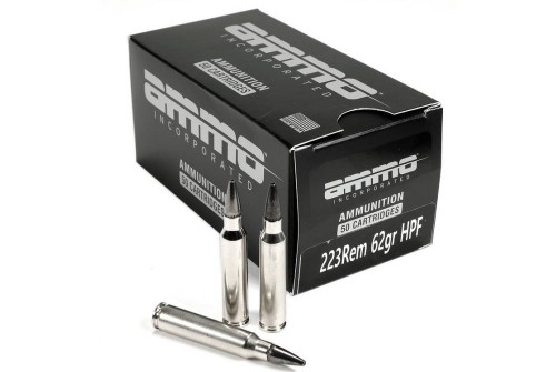 AMMO INC .223 62gr HPF Hollow Point Frangible Rifle Ammunition 50rd Box