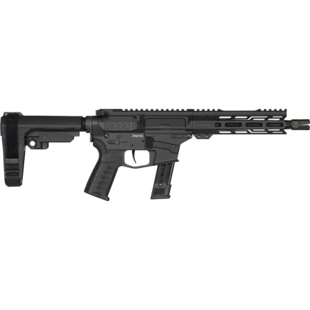 CMMG Banshee MK17 9mm 8" AR Pistol, Black - High-Performance Compact AR Pistol with Precision and Versatility - 92A0B0FAB