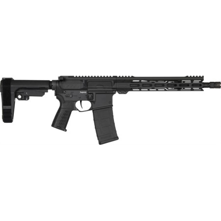 CMMG Banshee MK4 5.56x45mm 12.50" AR Pistol, Black - Versatile Tactical Pistol - 55AC20AAB