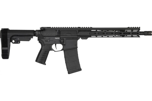 CMMG Banshee MK4 5.56x45mm 12.50" AR Pistol, Black - Versatile Tactical Pistol - 55AC20AAB