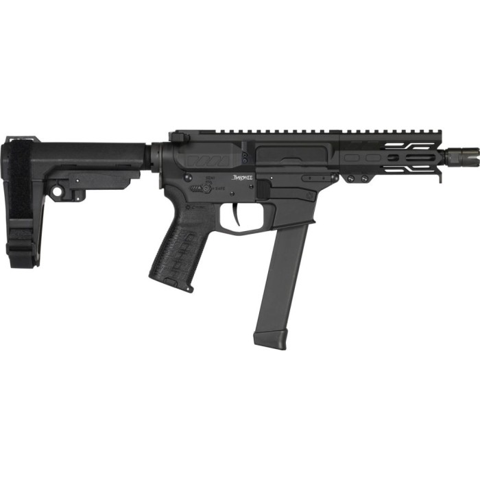 CMMG Banshee MKGs 9mm 5" AR Pistol, Black - for Precision Engineering and Sleek Design - 99A890FAB