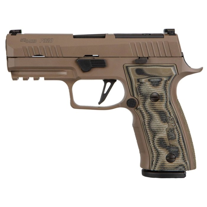 Sig Sauer P320 AXG Scorpion Carry 9mm Pistol, FDE - 320AXGCA-9-CW-SCPN-R2-10