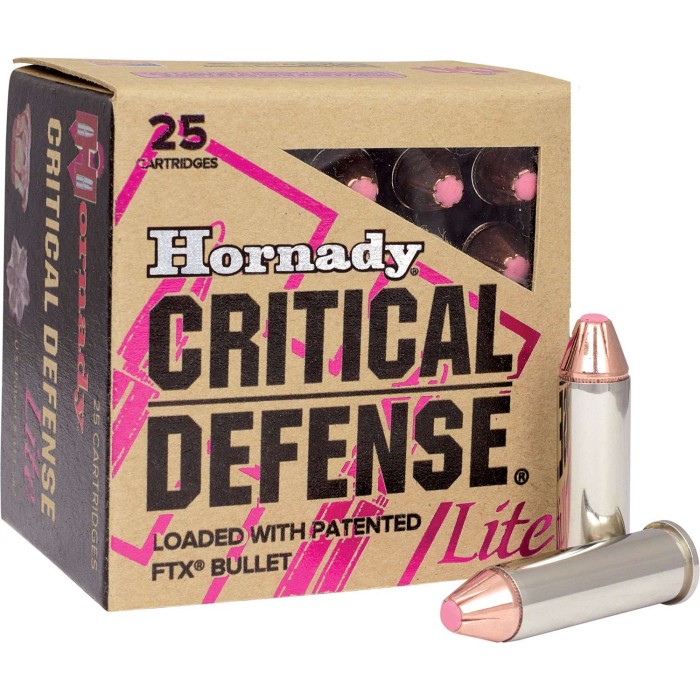 Hornady 90240 Critical Defense Lite  9mm Luger 100 gr Flex Tip eXpanding 25 Bx/ 10 Cs