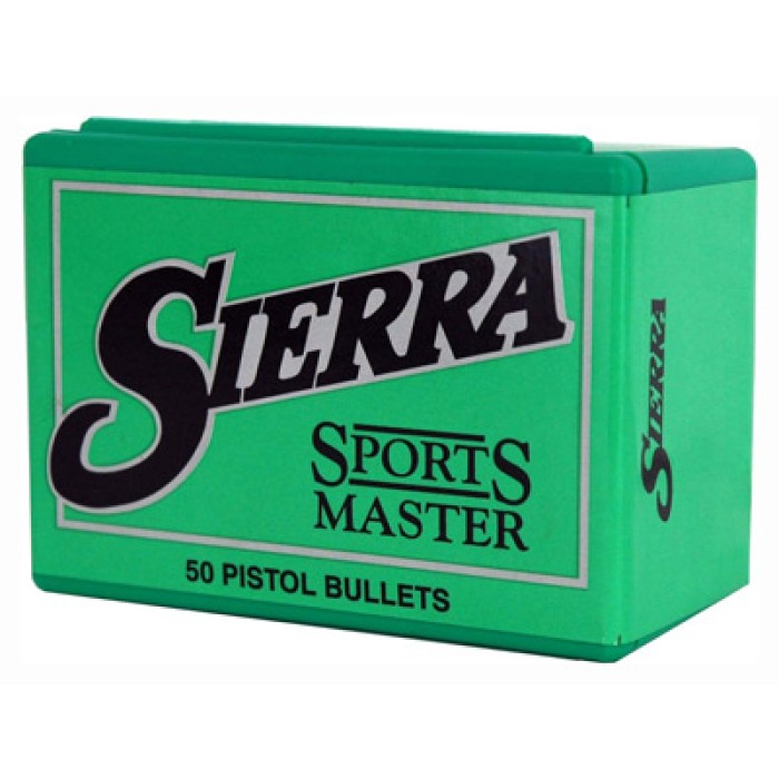 SIERRA Tournament Master 9mm .355" 125Gr FMJ 100rd Box Bullets (8120)